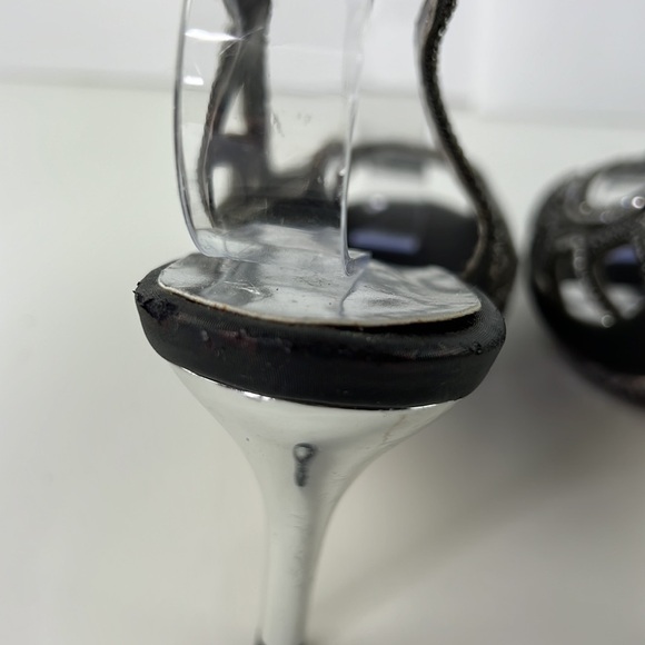 Roviky Black & Silver Rhinestone Sexy Night Out Heels - Picture 7 of 14